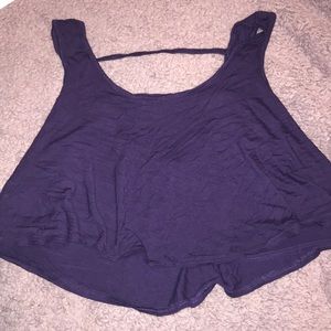 Purple Crop Top